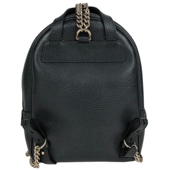 Gucci Soho Chain Rucksack Daypack Black - Picture 2 of 9
